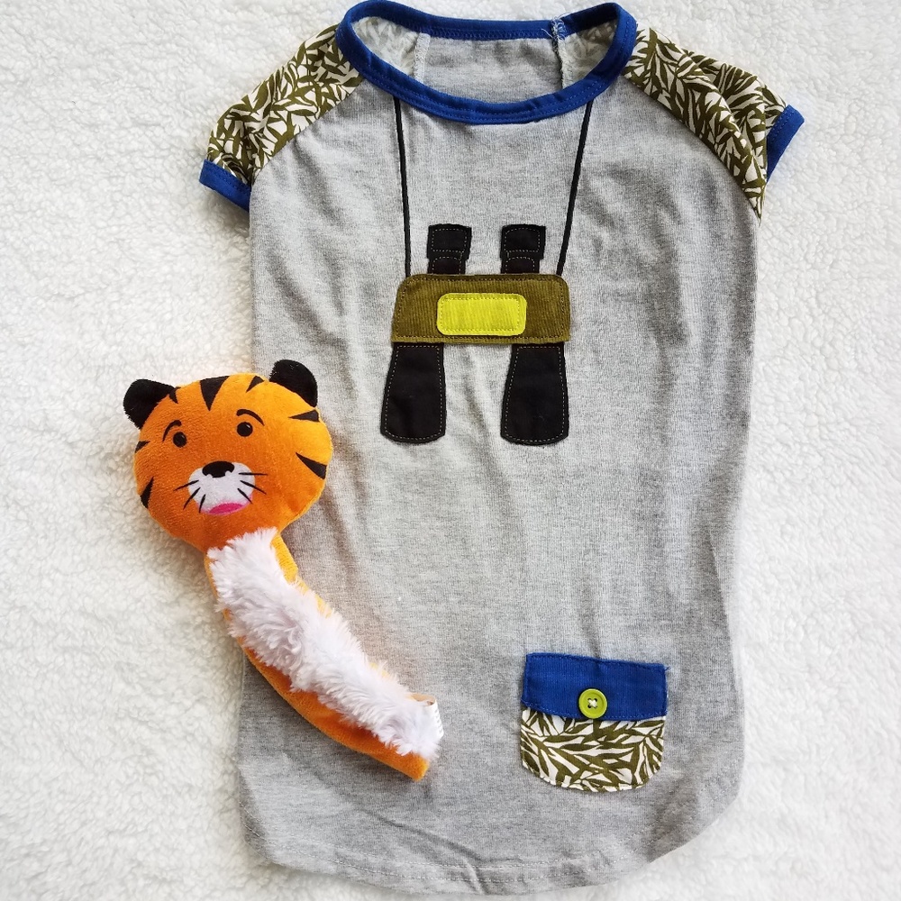 ED by Ellen Safari dog shirt and toy
